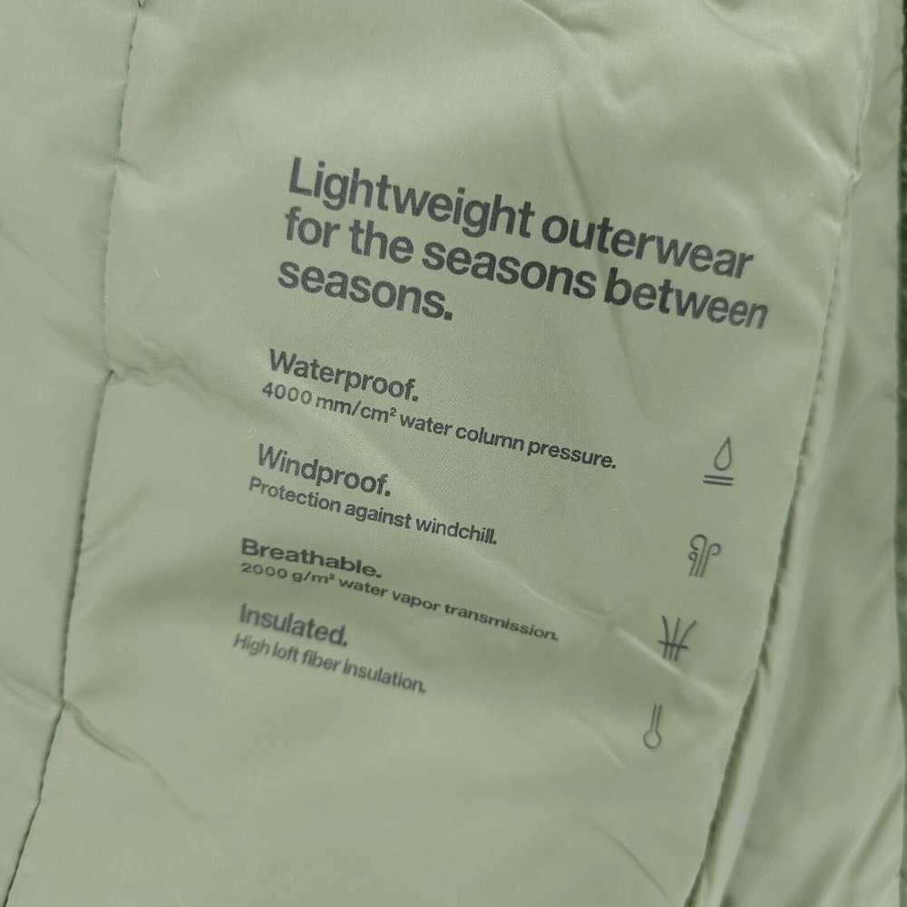 NWT RAINS Fuse Vest EVERGREEN Insulated Waterproof Windproof S M L - Picture 5 of 7